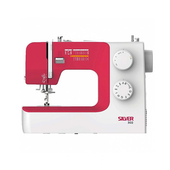 Silver 302 Sewing Machine - Lightweight - Auto Needle Threading