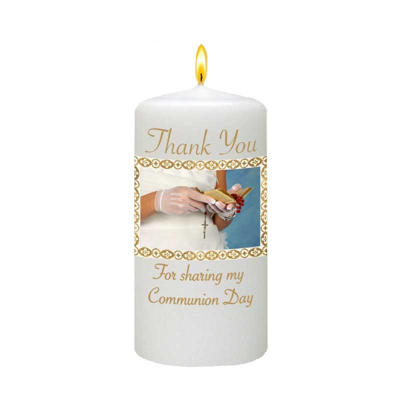Naturally Irish 1st Holy Communion Candle - Keepsake - Image 2