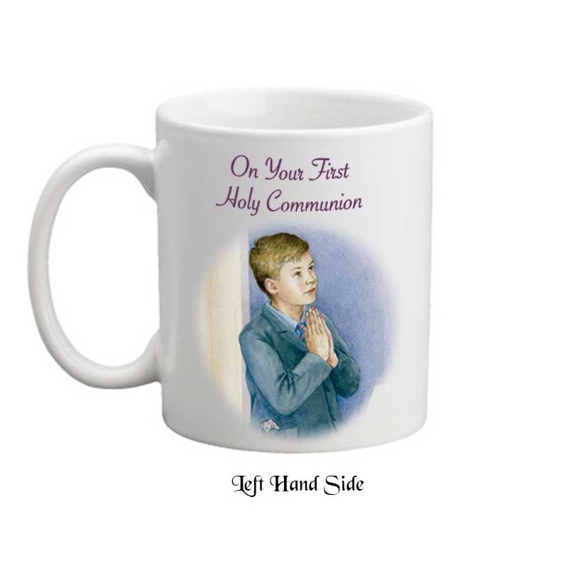Praying Chalice 1st Holy Communion Mug - Personalised Keepsake - Image 2