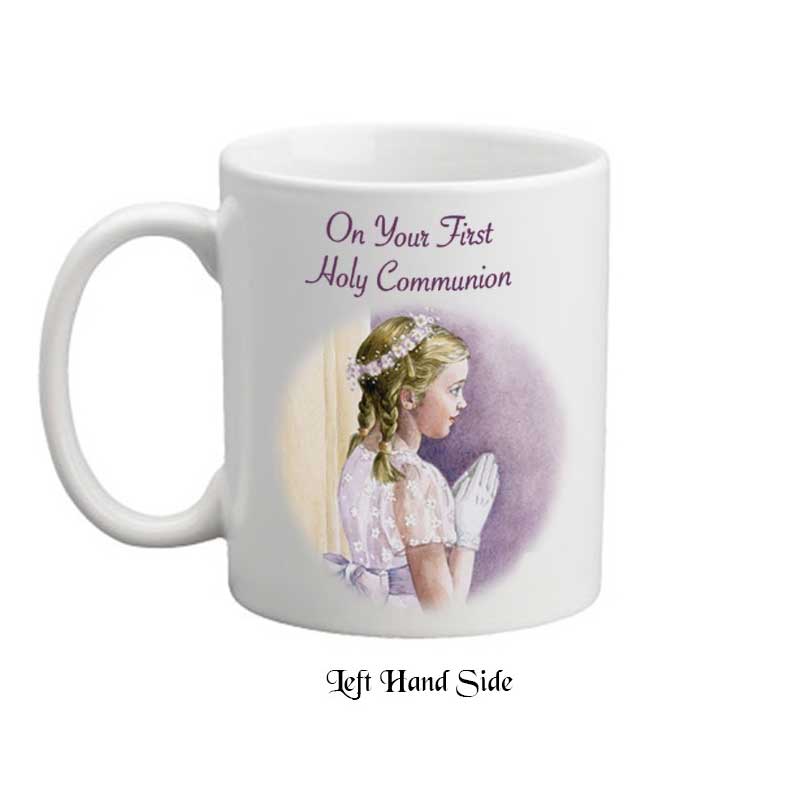 Praying Chalice 1st Holy Communion Mug - Personalised Keepsake