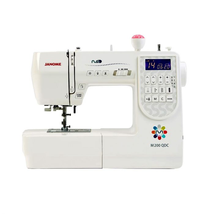 Janome M200 QDC Computerised Sewing Machine - 200 Stitches - Bonus Pack Included