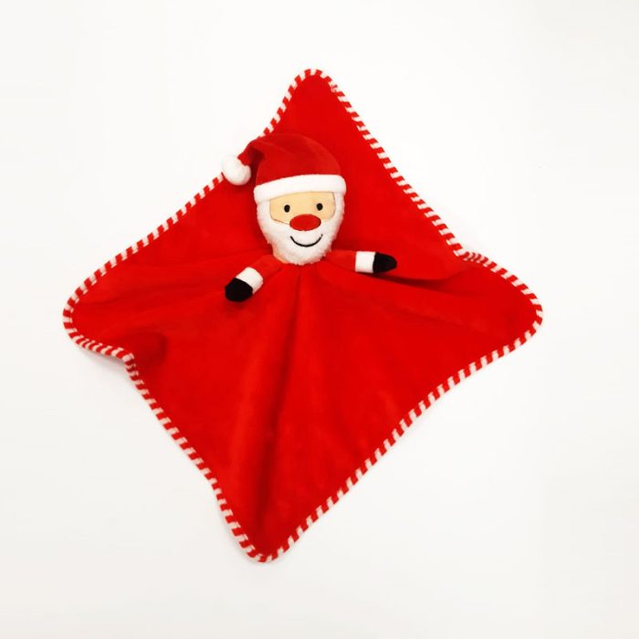 1st Christmas Baby Comforter - Soft Micro Fleece with Christmas Motif